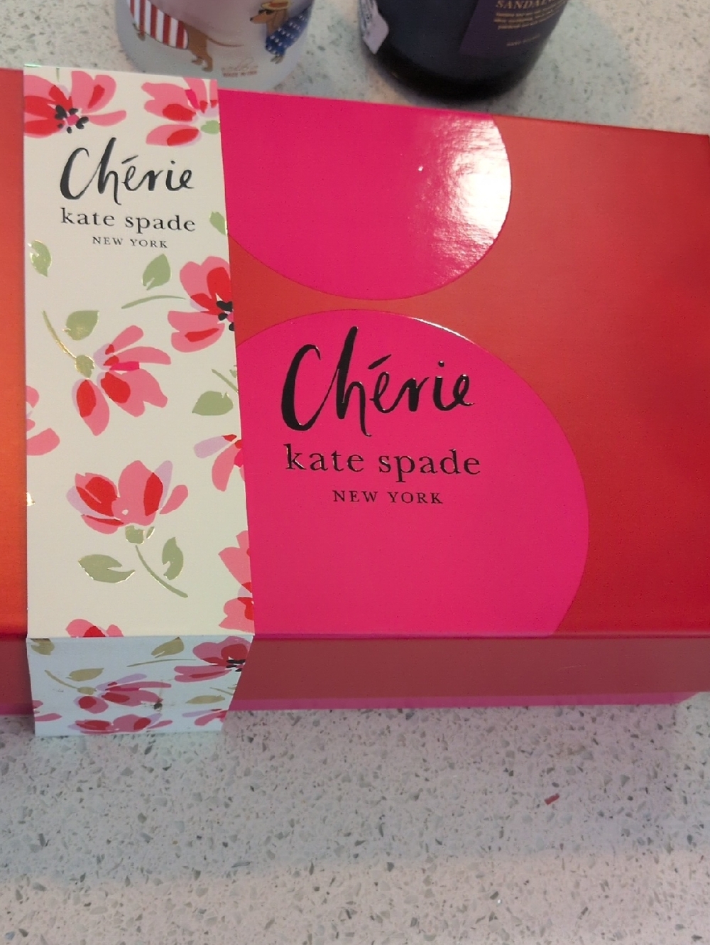 kate spade Chérie  Body Gift Set - Hot Pink & Red Accents